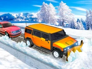 Snow Plough Jeep Simulator 3D